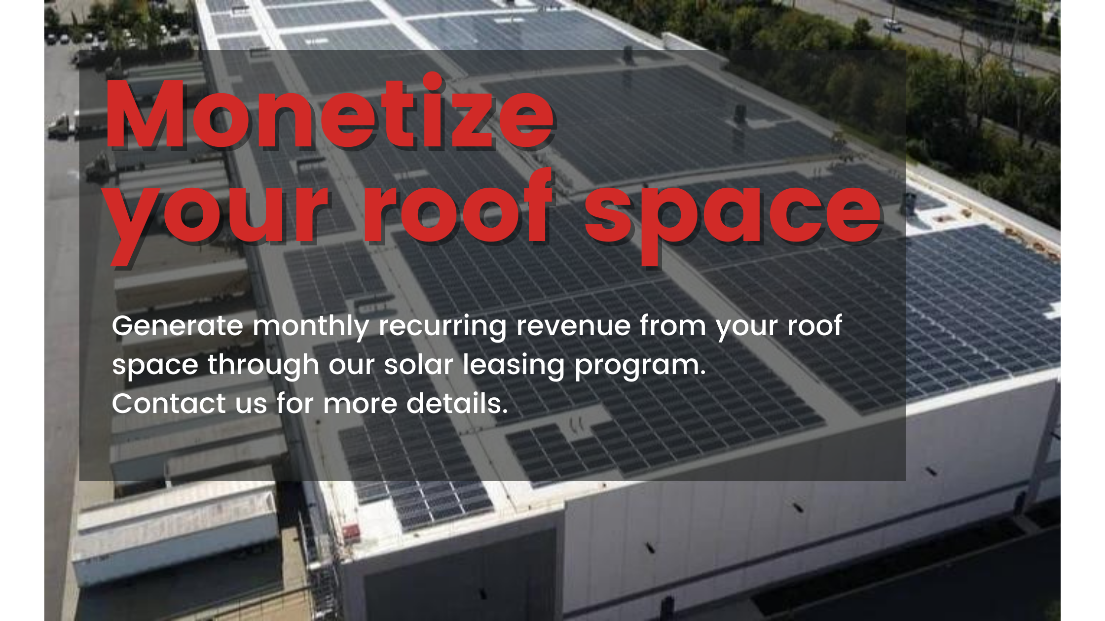 Monetize your roof space